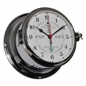 Schatz 1881 Royal 180 Quartz Klok Getijden Arabisch Verchroomd Messing - Schatz 1881 - Quartz Klokken - 483 CIA