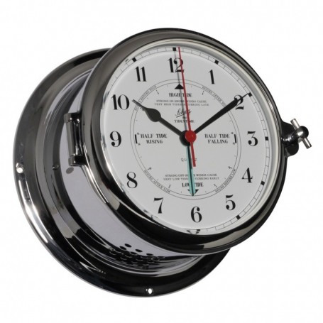 Schatz 1881 Royal 180 Quartz Klok Getijden Arabisch Verchroomd Messing - Schatz 1881 - Quartz Klokken - 483 CIA
