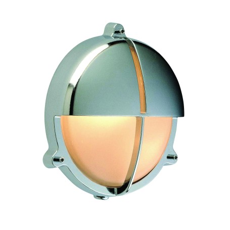 Foresti & Suardi Schotlamp Rond Halve Kap Verchroomd Messing - 200 mm