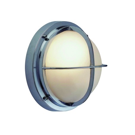 Foresti & Suardi Schotlamp Met Korf Verchroomd Messing - 240 mm
