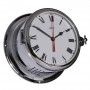 Schatz 1881 Royal 180 Quartz Klok Romeins Verchroomd Messing - Schatz 1881 - Quartz Klokken - 483 C