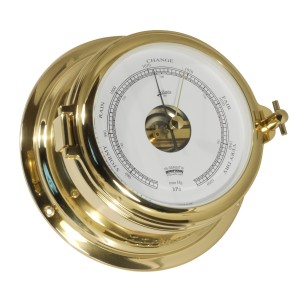 Schatz 1881 Midi Barometer High-Sensitiv met inch Hg-schaal Messing - 155 mm