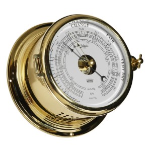 Schatz 1881 Royal Barometer High Sensitiv met inch Hg-schaal Messing - 180 mm 2
