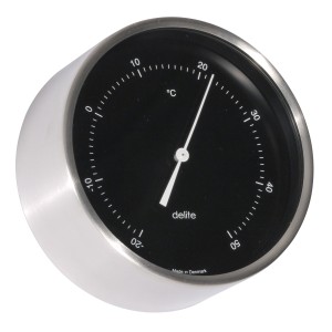 Delite Clausen Thermometer Geborsteld RVS