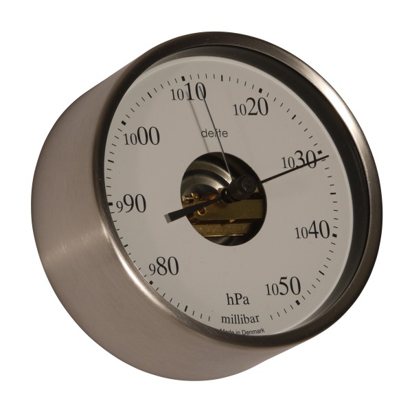 Delite Clausen Barometer RVS Wit - High Sensitiv