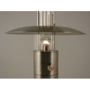Delite Petrolux Olielamp Helder Glas RVS 2