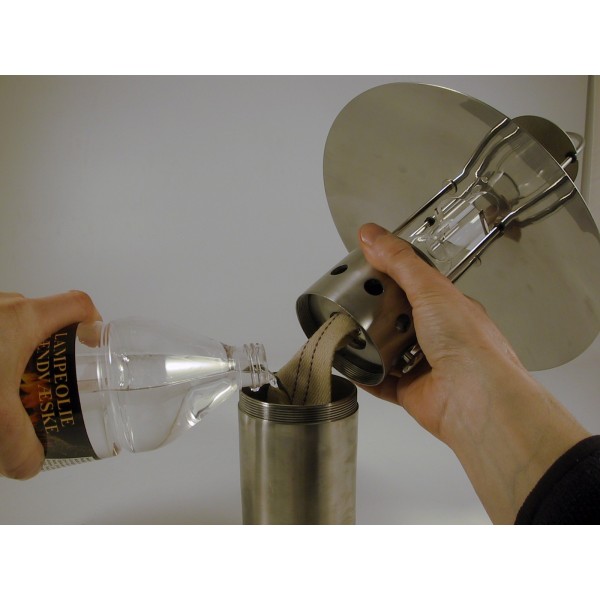 Delite Petrolux Olielamp Helder Glas RVS