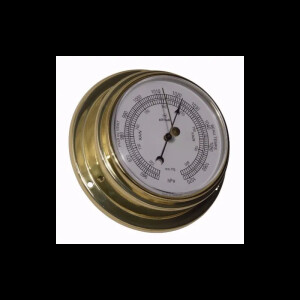 Altitude Baro-Thermo-Hygrometer Franse Tekst Messing - 127 mm