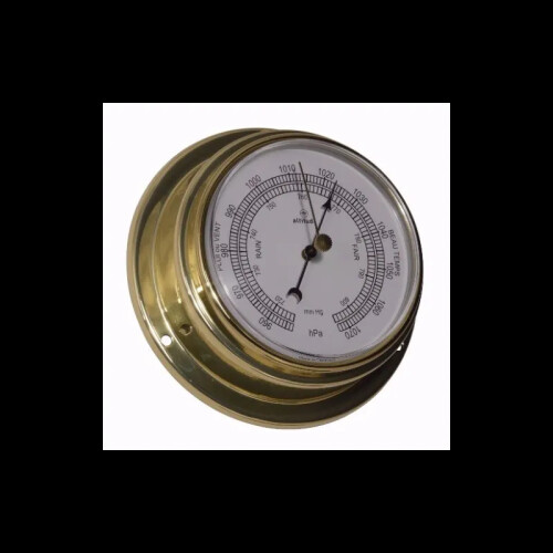 Altitude Baro-Thermo-Hygrometer Franse Tekst Messing - 127 mm