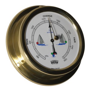Altitude Barometer Hi-Sensitiv Messing - 127 mm