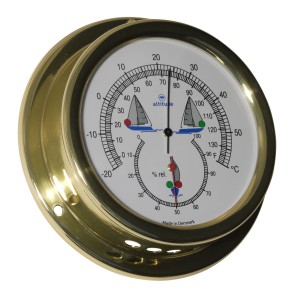 Altitude Thermo-Hygrometer Messing - 127 mm