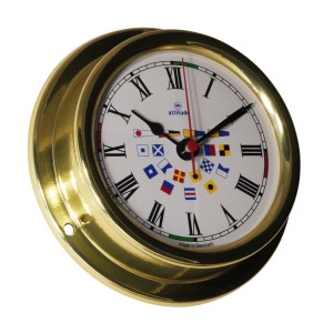 Altitude Quartz Klok Signaalvlaggen Messing - 127 mm 2