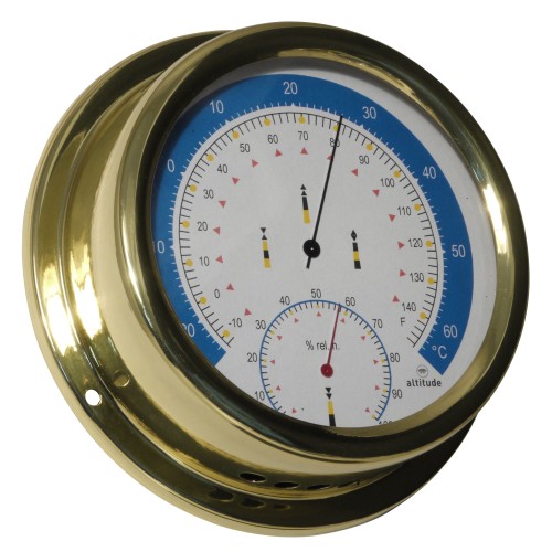 Altitude Cardinals Thermo-Hygrometer Messing - 150 mm