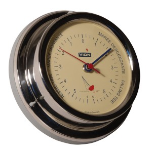 Vion A104 Getijdenklok Licht Ivoor RVS - 127 mm