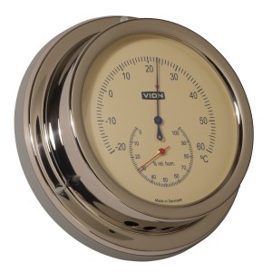 Vion A104 Thermo-Hygrometer RVS - 127 mm