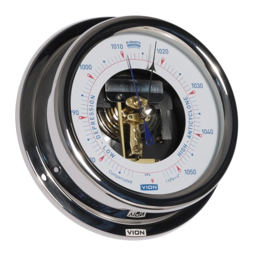 Vion A130 Barometer Open Wijzerplaat RVS - 150 mm