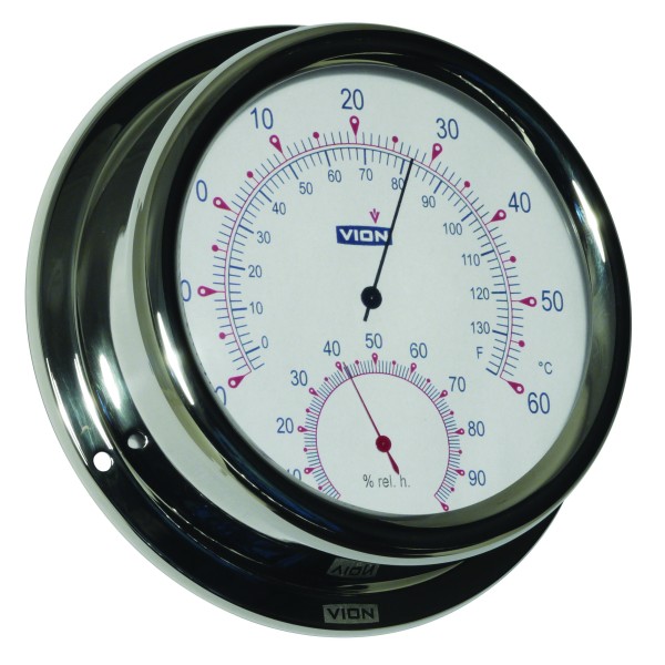 Vion A130 Thermo-hygrometer RVS - 150 mm