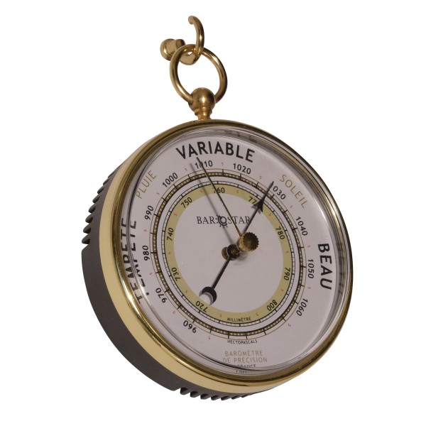 Barostar Zakhorloge Barometer Grijs-Beige Frans