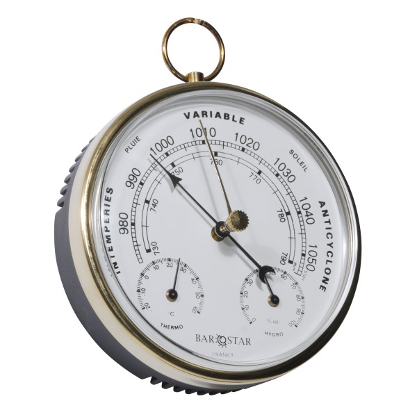 Barostar Pocket Watch Baro-Thermo-Hygrometer Crème