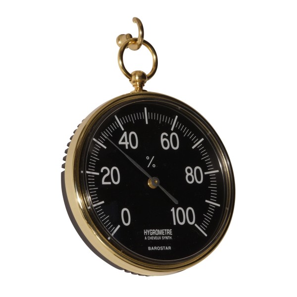 Barostar Pocket Watch Hygrometer Zwarte Wijzerplaat