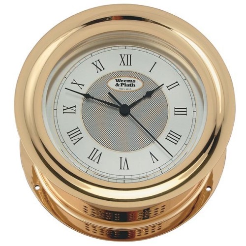 Weems & Plath Anniversary Quartz Scheepsbelklok Messing - 191 mm