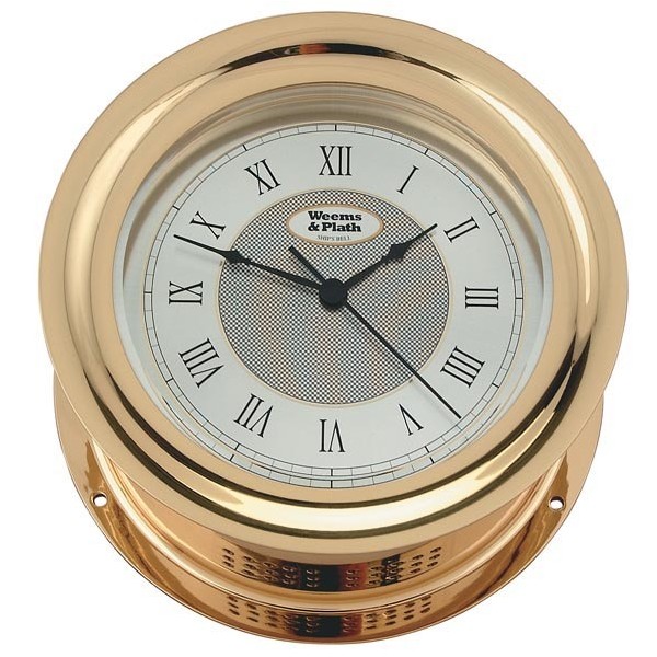 Weems & Plath Anniversary Quartz Scheepsbelklok Messing - 191 mm