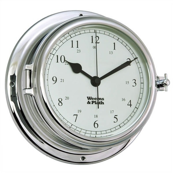 Weems & Plath Endurance II 135 Quartz Klok Verchroomd - 178 mm