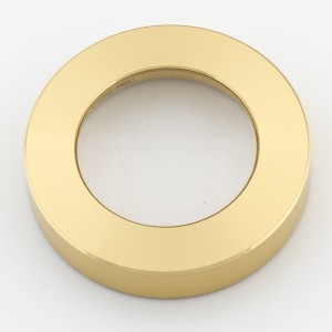 Weems & Plath Kaartgewicht met Loep 5x Messing - 76 mm