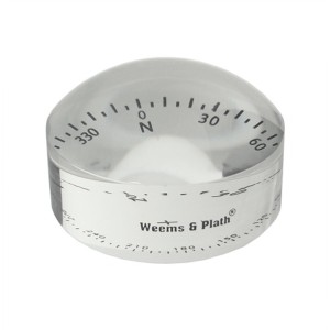 Weems & Plath Kristallen Loep 4x met Kompasroos - 76 mm 2