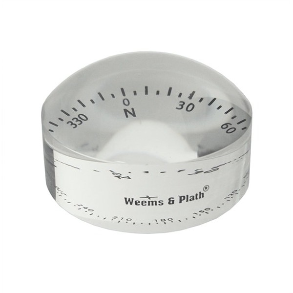 Weems & Plath Kristallen Loep 4x met Kompasroos - 76 mm