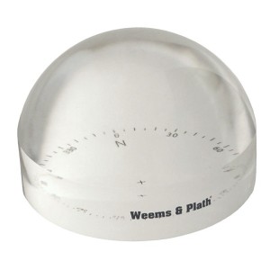 Weems & Plath Grande View Loep 6x Acryl met Kompasroos - 102 mm 2