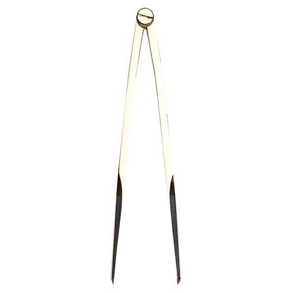 Weems & Plath Rechte Verdeelpasser Messing - 203 mm